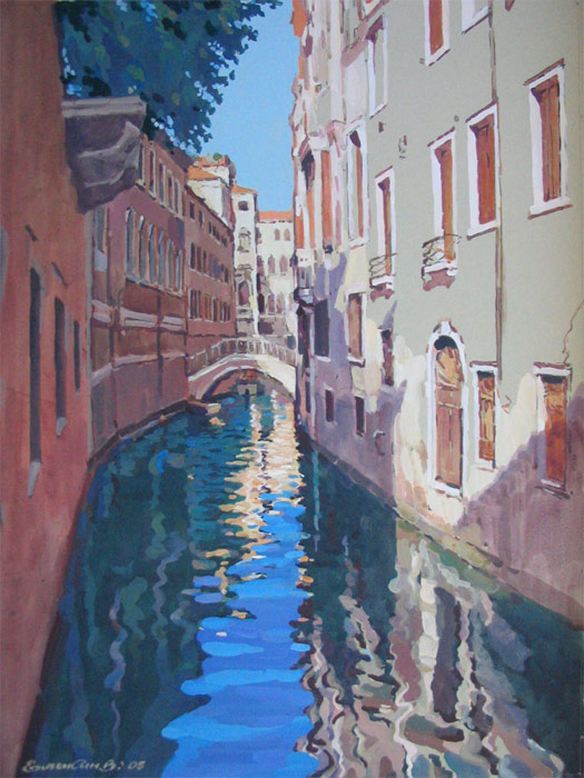 Венеция. Триптих левая часть